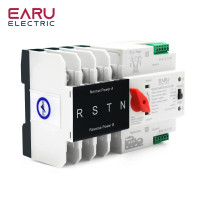 АВР EARU 4Р EAATS-A-CG-100-4P-220V 100А DIN автоматический ввод резерва 3-фазный 4-х полюсный