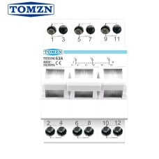 Переключатель I-0-II ввода резерва TOMZN TO319G 3P 63A 240В