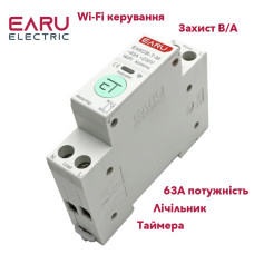 Умное программируемое реле защиты EARU EAKCB-T-M 63А дистанционное управление