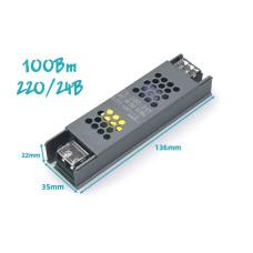 Компактний блок живлення CK-100W 100Вт 220/24В (180-264В) на 24В DC